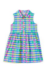 Milky Picnic Check Dress-dresses-and-skirts-Bambini