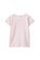 Milky Pink Stripe Rib Tee