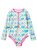 Milky Aloha Long Sleeve Swimsuit