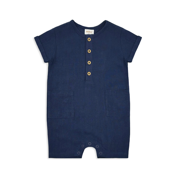 Milky Linen Romper