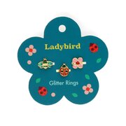 Rex London Glitter Rings (Set Of 3)-jewellery-Bambini