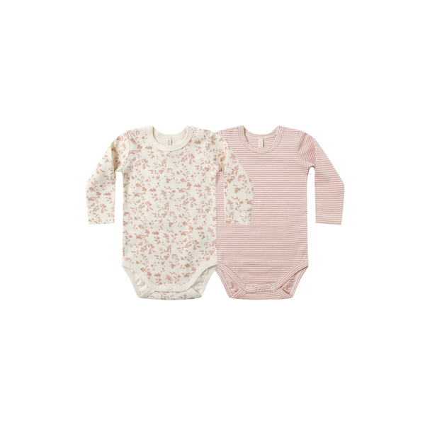 Quincy Mae Jersey Bodysuit 2 Pack