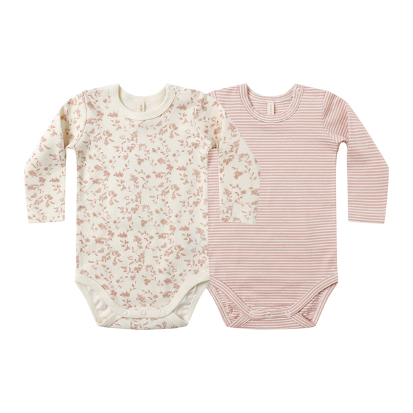 Quincy Mae Jersey Bodysuit 2 Pack