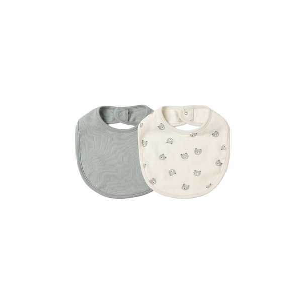 Quincy Mae Jersey Snap Bib 2 Pack