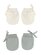 Quincy Mae No Scratch Mittens Set of 2
