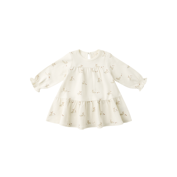 Quincy Mae Tiered Jersey Dress