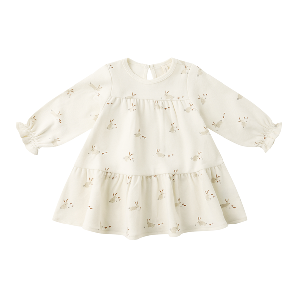 Quincy Mae Tiered Jersey Dress