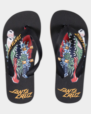 Santa Cruz Meek Scratched Slasher Jandals-footwear-Bambini
