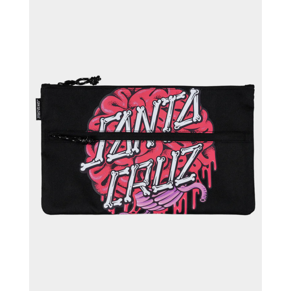 Santa Cruz Brain Dot Dual Zip Pencil Case