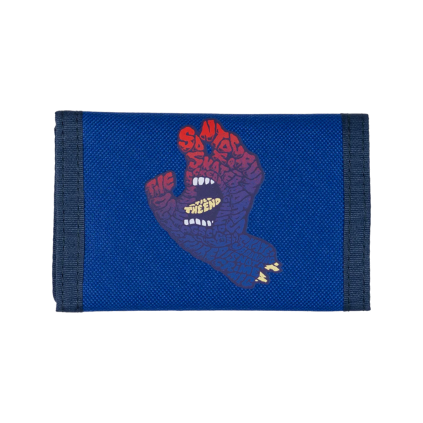 Santa Cruz Letter Hand Fade Velcro Wallet