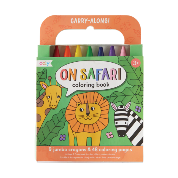 Ooly Carry Along Colouring Book & Crayon Set