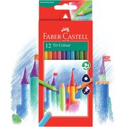 Faber-Castell Tri Colour Pencils 12 pack-toys-Bambini