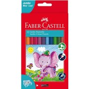 Faber-Castell Jumbo Colouring Pencils 12 pack-toys-Bambini