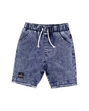 Radicool Acid Wash Denim Short-pants-and-shorts-Bambini