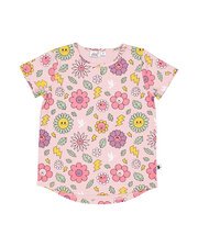 Radicool Smiley Flowers Tee-pants-and-shorts-Bambini