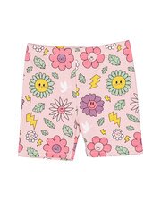 Radicool Smiley Flowers Bike Short-pants-and-shorts-Bambini
