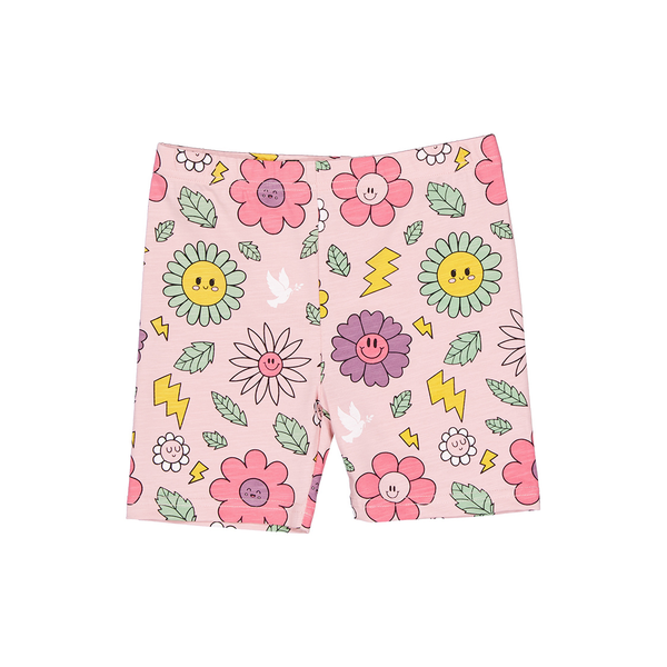 Radicool Smiley Flowers Bike Short