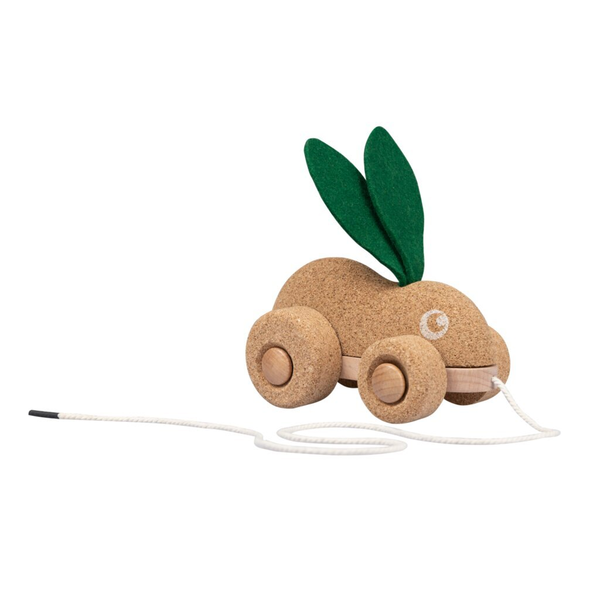 Korko Pull Along Hopping Rabbit Toy