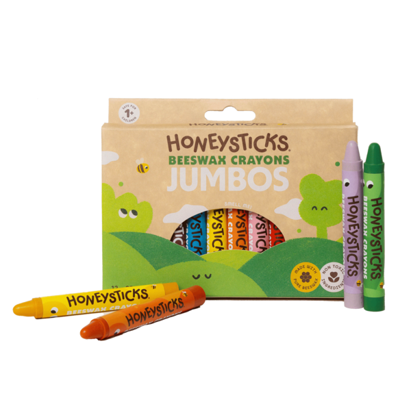 Honeysticks Beeswax Crayons Jumbos