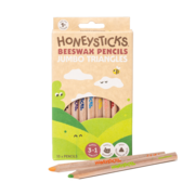 Honeysticks Beeswax Pencils Jumbo Triangles-toys-Bambini