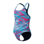 Speedo Girls Hyperboom Print Medalist 1PC-swimwear-Bambini