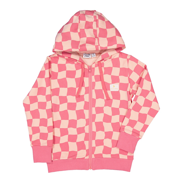 Radicool Chequerboard Zip Hood