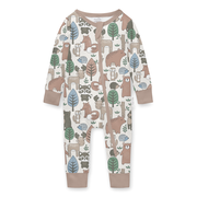 Aster & Oak Noah Woodland Zip Romper-bodysuits-and-rompers-Bambini