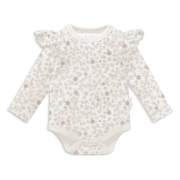 Aster & Oak Pippy Floral Flutter Onesie-bodysuits-and-rompers-Bambini