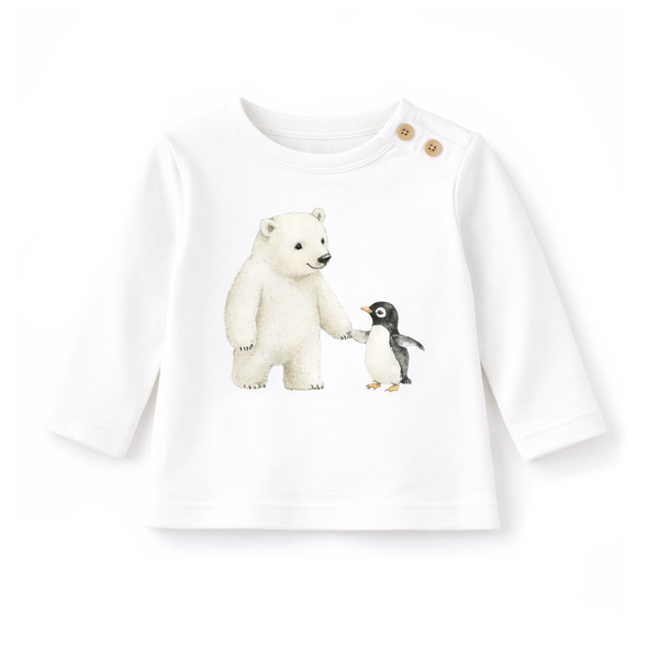 Aster & Oak Polar Friends Print Tee