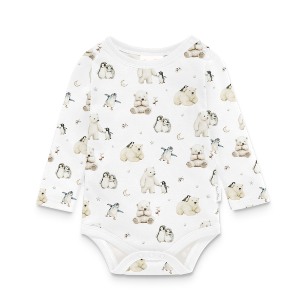 Aster & Oak Polar Friends AOP Onesie