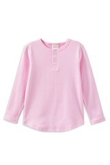 Milky Marshmallow Henley-tops-Bambini