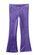 Milky Violet Velour Flares