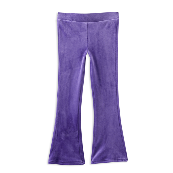 Milky Violet Velour Flares