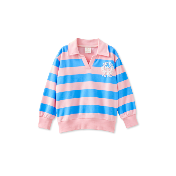 Milky Ziggy Stripe Sweat