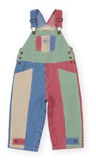Goldie + Ace Patchwork Stripe Blake Overall-jumpsuits-and-overalls-Bambini