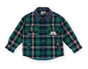 Goldie + Ace Check Padded Shacket-tops-Bambini