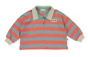 Goldie + Ace Rugby Stripe Terry Sweat Top-tops-Bambini