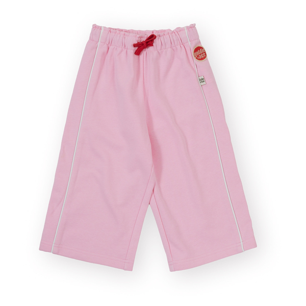 Goldie + Ace Wide Leg Piped Sweatpant