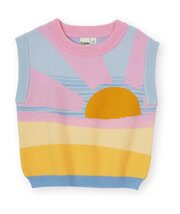 Goldie + Ace Sunrise Knit Vest-tops-Bambini