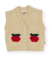 Goldie + Ace Apple Pocket Knit Vest-tops-Bambini
