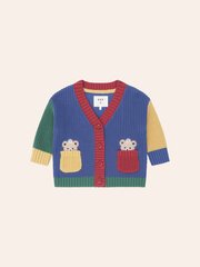 Huxbaby Colour Block Varsity Hux Cardi-jackets-and-cardigans-Bambini