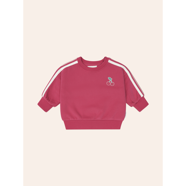 Huxbaby Cherry Racer Stripe Sweatshirt