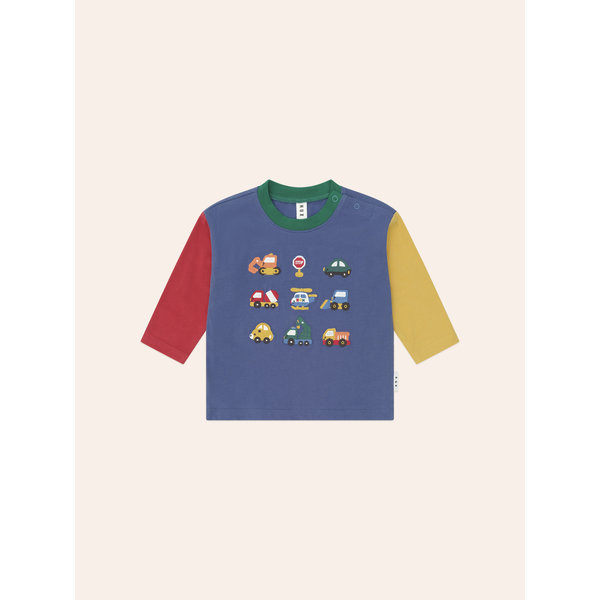 Huxbaby Colour Block Construction Top