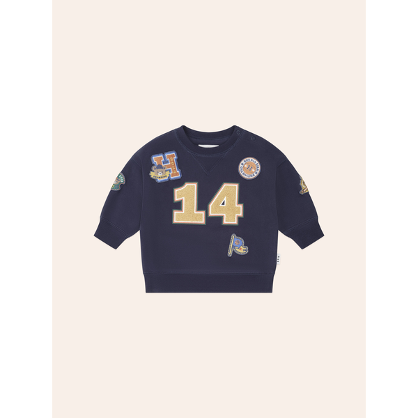 Huxbaby Collegiate Patches Sweatshirt