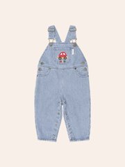 Huxbaby Car Denim Stripe Overalls-pants-and-shorts-Bambini