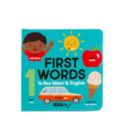 Te Reo Maori First Words Board Book-girl-Bambini