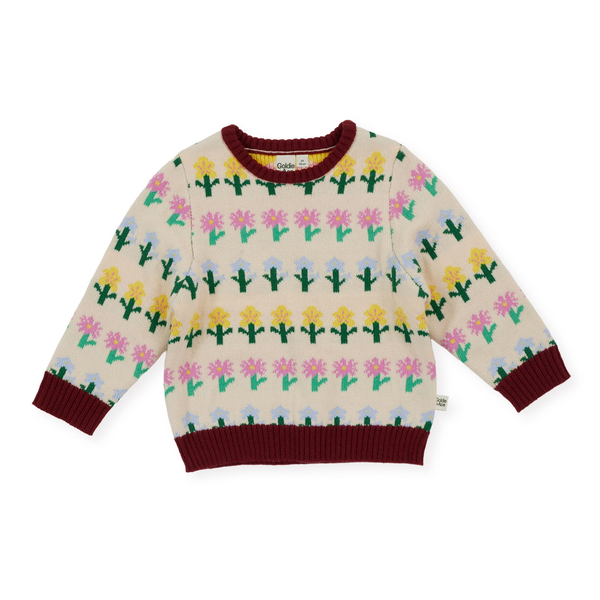 Goldie + Ace Flower Garden Knit Jumper
