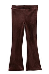 Milky Espresso Velour Flares-pants-and-shorts-Bambini