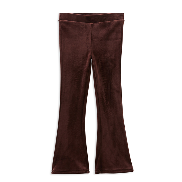 Milky Espresso Velour Flares