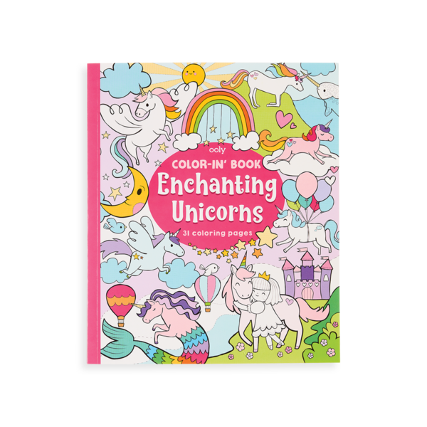 Ooly Enchanting Unicorns Colouring Book